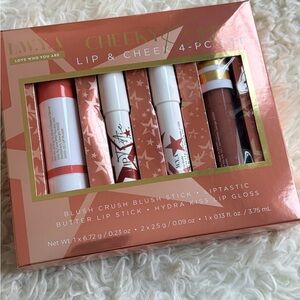 L.W.Y.A. Cheeky Lip & Cheek 4-Piece Set